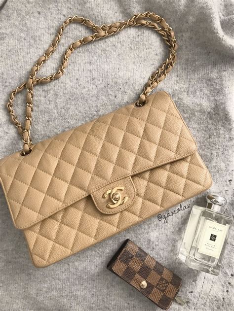 light beige chanel classic flap|original Chanel classic flap bag.